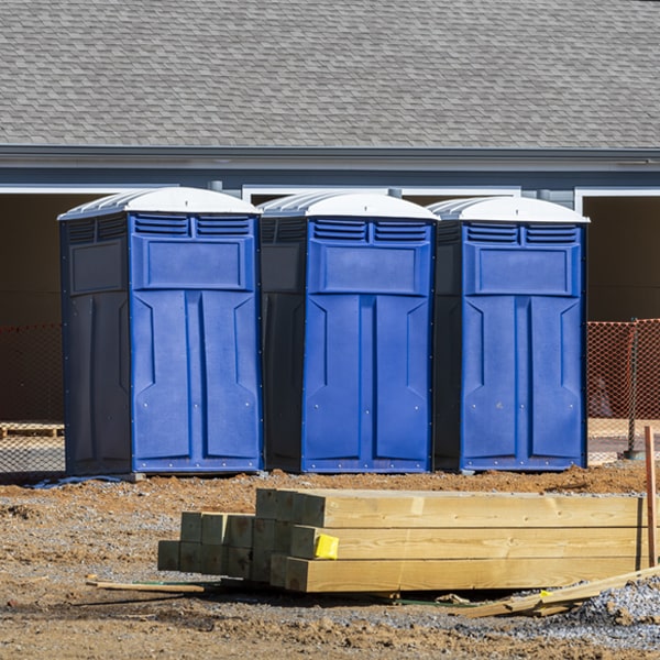 are there any restrictions on what items can be disposed of in the porta potties in Frankenlust